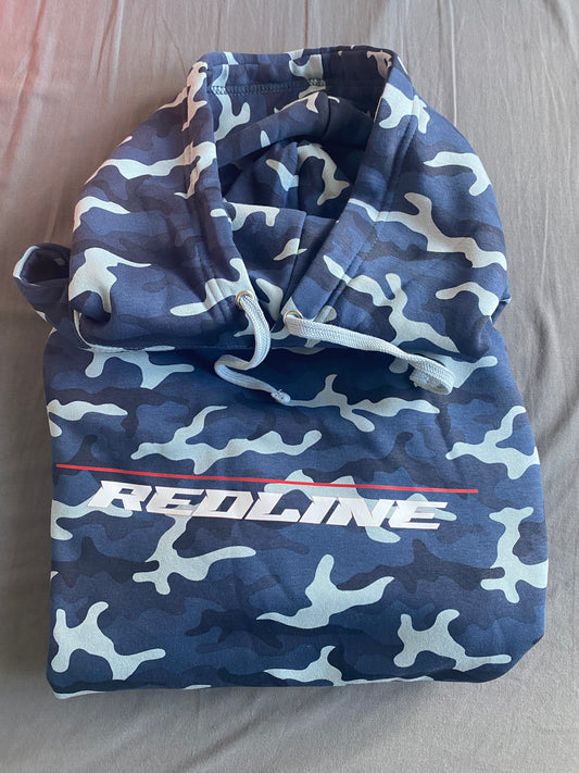 Blue camo hoodie