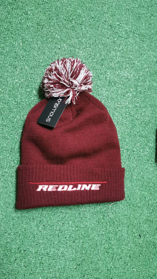 Redline bobble hats